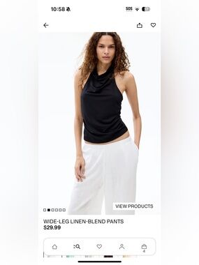 H&M linen pants